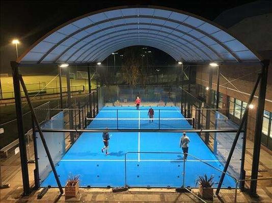 Sân tennis Padel nhựa màu xanh Cỏ nhựa nhân tạo 12mm