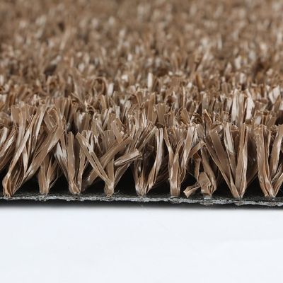 Colores artificiales de la alfombra de la hierba del césped rojo artificial del ISO 10m m